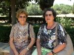 Odilla e Odete nas Catacumbas de San Callisto.