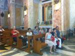 Grupo na Igreja de São Pedro em Jope.