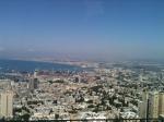 Vista da cidade de Haifa.