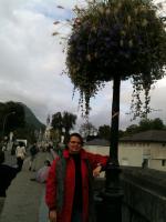 Marisa no Santuário de N. Sra. de Lourdes.
