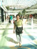 Lúcia no Shopping Vasco da Gama em Lisboa.