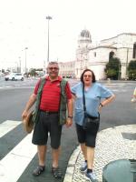 Ivan e Maria Ivone no Mosteiro dos Jerónimos.