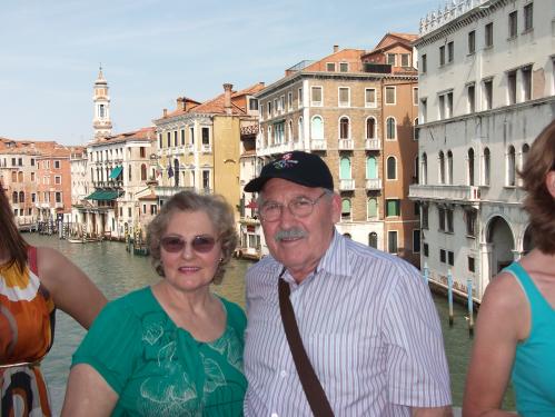 Severina e Waldemar em Veneza.