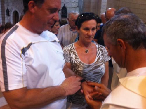 Na Renovação dos Matrimônios em Caná da Galileia.