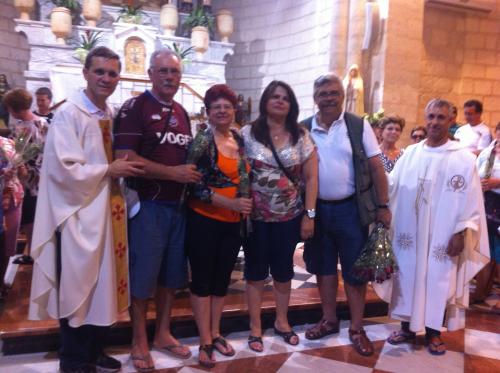 Na Renovação dos Matrimônios em Caná da Galileia.