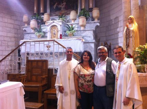 Na Renovação dos Matrimônios em Caná da Galileia.