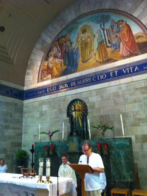 Nossa Celebração em Betânea, terra de Lázaro, Marta e Maria.