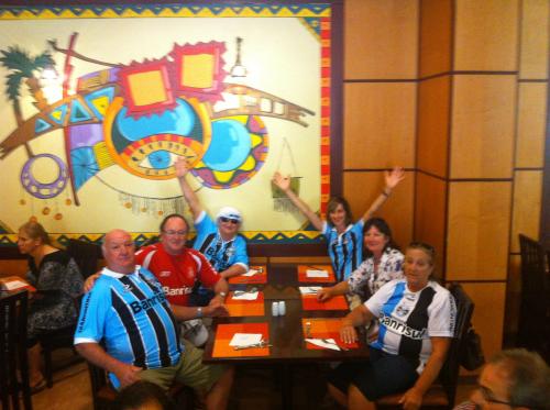 Depois do passeio matinal no Cairo, parada para a comida...