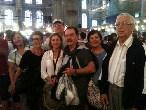 No City Tour por Istambul, visitando a Mesquita Azul.