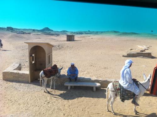 Paisagem do deserto de Sakara, no Egito.