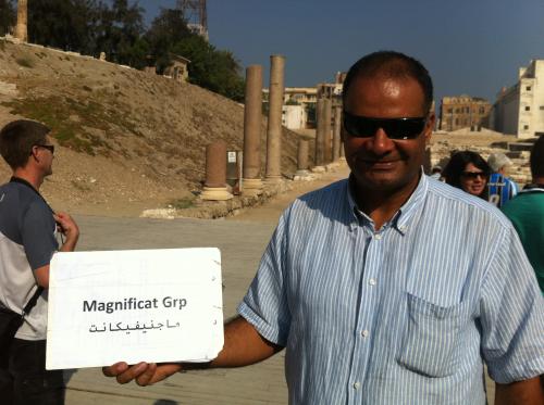 Nosso guia no Egito, Mostafa.