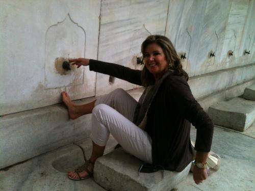 No City Tour por Istambul, visitando a Mesquita Azul.