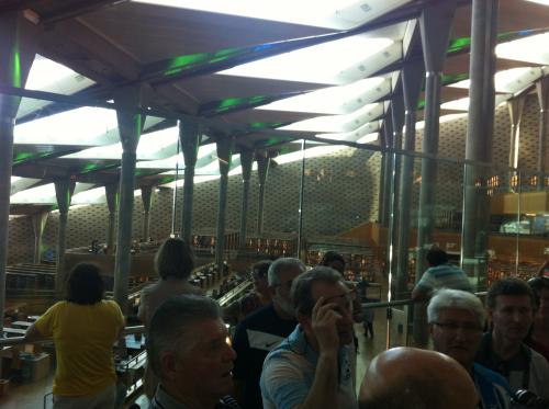 Interior da Biblioteca de Alexandria.