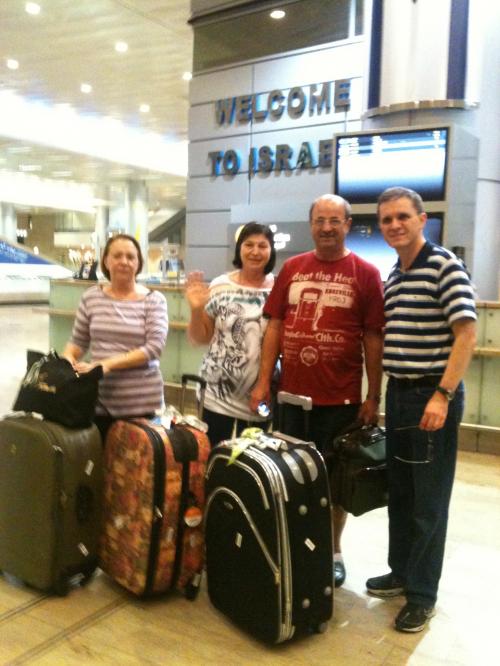 Chegamos em Israel...