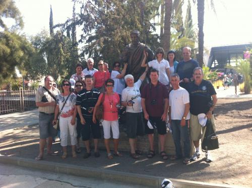 Parte do grupo Aleluia em Cafarnaum.