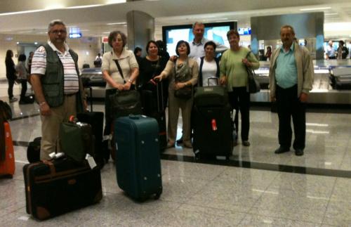 Grupo na chegada em Istambul.