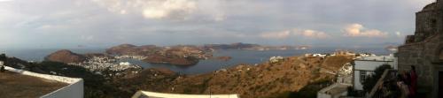 Vista panorâmica da Ilha de Patmos.