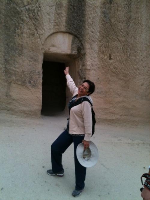 Maria do Carmo em Goreme. 