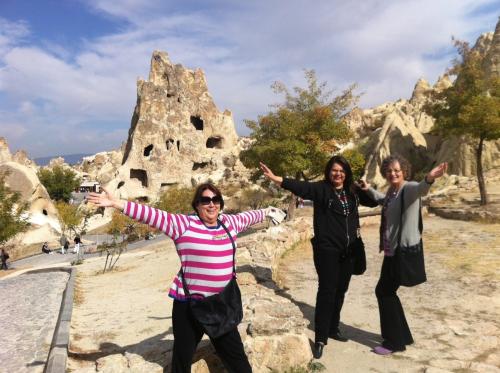No Vale de Goreme, na Capadócia.