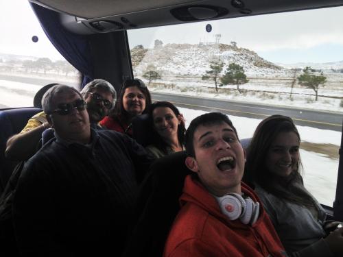 Surpresa! Neve pela Califórnia!