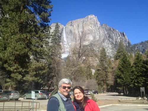 Visita ao Parque Nacional Yosemite, na Califórnia.