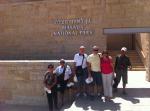 Visitando a fortaleza de Masada.