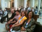 Visitando a Igreja de San Pietro in vincoli, em Roma.
