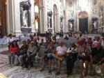 Visitando a Basílica de São João Latrão, em Roma.