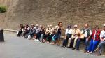 Momento Relax do grupo, após a audiência papal.