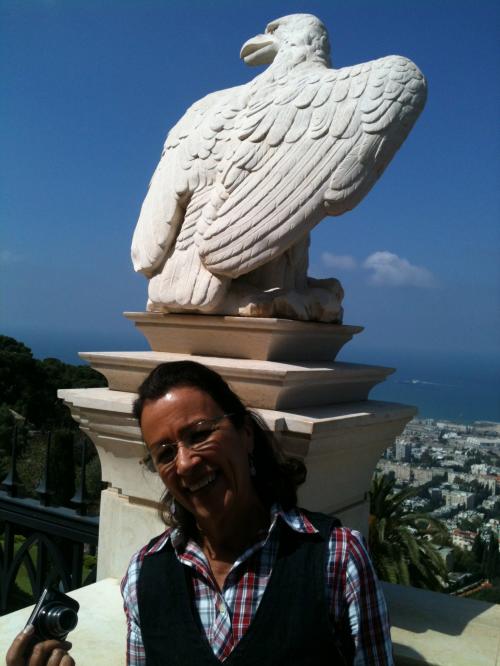 Visitando os Jardins dos Bahais.