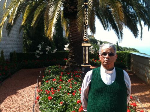 Visitando os Jardins dos Bahais.