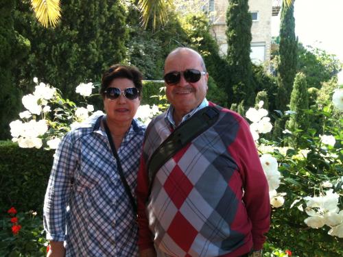 Visitando os Jardins dos Bahais.
