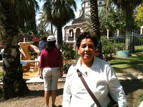 Nos jardins do Monte das Benaventuranças.