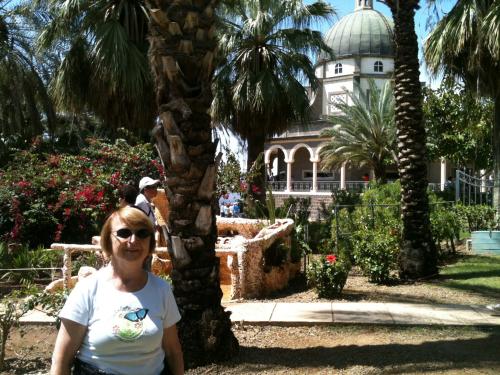 Nos jardins do Monte das Benaventuranças.