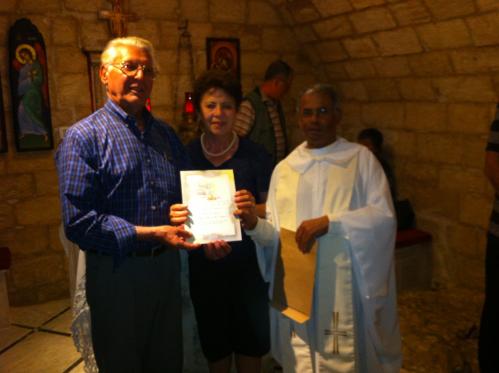 Renovando os votos do Casamento em Caná da Gsaliléia.