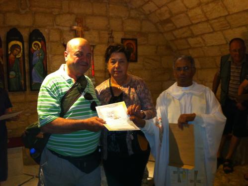 Renovando os votos do Casamento em Caná da Gsaliléia.