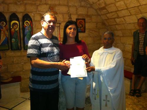 Renovando os votos do Casamento em Caná da Gsaliléia.