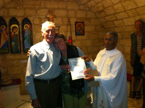 Renovando os votos do Casamento em Caná da Gsaliléia.