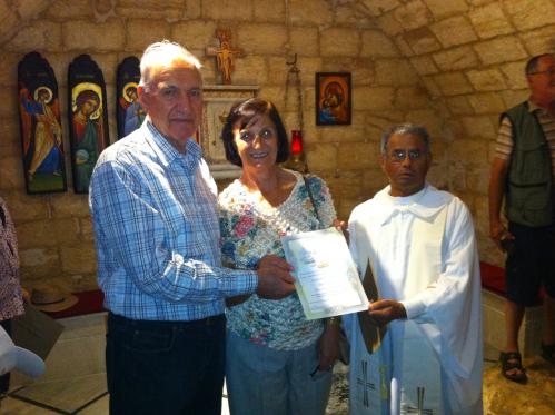 Renovando os votos do Casamento em Caná da Gsaliléia.