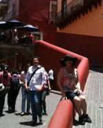 Passeando pelas ruas de Guanajuato.