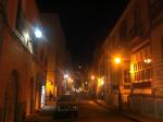À noite, passeando pelas ruas de Guanajuato.