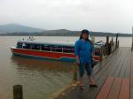 Passeio de barco pelo Lago de Patyzcuaro.