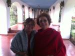 Nos Jardins de nosso Hotel em Patzcuaro.