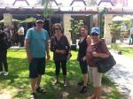 Nos jardins do nosso restaurante em Teotihuacan.