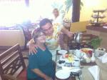 No restaurante de nosso hotel em Puerto Vallarta.