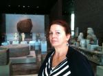 No Museu Nacional de Antropologia na Cidade do México.