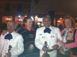 Com Mariachis na Praça Garibaldi, na Cidade do México.