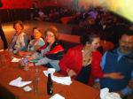 No Jantar com Show na Praça Garibaldi.