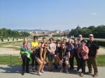 Grupo no Palácio Belvedere, em Viena.