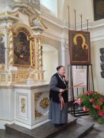 Visita ao Santuário de Jasna Gora, na Polônia. 